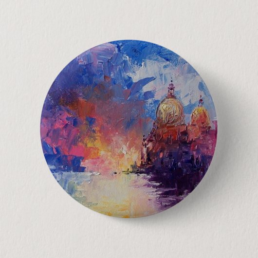 Ausdruck des Venedig-Knopf-Abzeichens Button (Vorderseite)