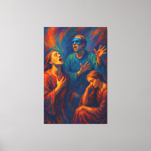 Ausdruck Leinwanddruck (Vorderseite)