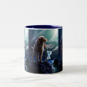 Ausdruck-Tassen Zweifarbige Tasse (Mittel)