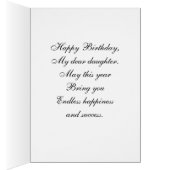 Ausdrücke der Geburtstagskarte von Liebe Daughter (Innen (Rechts))