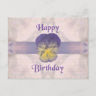 Ausdrücke ~ Geburtstag ~ Pansy Postkarte
