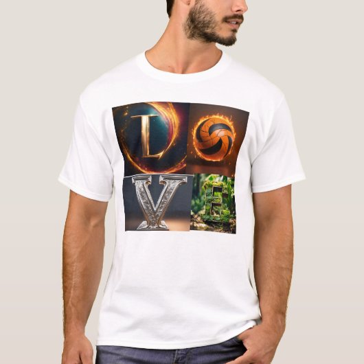 AUSDRÜCKEN SIE IHRE LIEBE MIT STIL T-Shirt (Vorderseite)