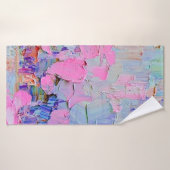 Ausdrückend geprägte Farbe auf der Leinwand, erste Badehandtuch (Badehandtuch)
