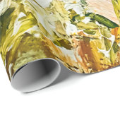 Ausdrückend geprägte Farbe auf der Leinwand, erste Geschenkpapier (Rolleneckpunkt)