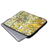 Ausdrückend geprägte Farbe auf der Leinwand, erste Laptopschutzhülle (Vorne Knopf)