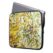 Ausdrückend geprägte Farbe auf der Leinwand, erste Laptopschutzhülle (Vorderseite Links)