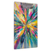 Ausdrückliche, abstrakte, bunte Posterdekor Klemmbrett (Rechts)