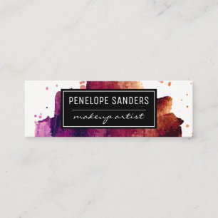 Ausdrückliche Farbe gebürstet Mini Visitenkarte