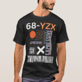 Ausdrückliche motivierend Zeichen, x, Buchstaben u T-Shirt (Vorderseite)