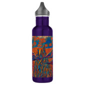 Ausdrückliche Rose im Himmel Edelstahlflasche (Links)