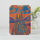 Ausdrückliche Rose im Himmel Feiertagskarte (Stehend Vorderseite)