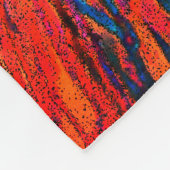 Ausdrückliche Rose im Himmel Fleecedecke (Ecke)