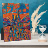 Ausdrückliche Rose im Himmel Fotoplatte (Seite)