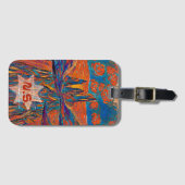 Ausdrückliche Rose im Himmel Gepäckanhänger (Vorderseite (Horizontal))