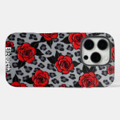 Ausdrückliche Rote Rosen zur Leinwand Case-Mate iPhone Hülle (Rückseite (Horizontal))