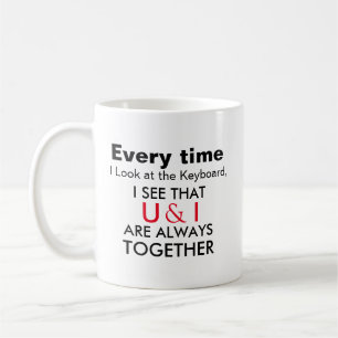 Ausdrückliche Tasse U & I