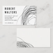 Ausdrucksarbeit Visitenkarte (Vorne/Hinten)