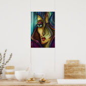 Ausdrucksdruck für städtische Gebiete Poster (Küche)