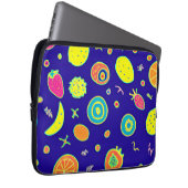 Ausdrucksfähiges Neon Fruit Artistry Pattern Laptopschutzhülle (Vorne Rechts)