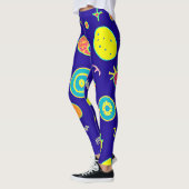 Ausdrucksfähiges Neon Fruit Artistry Pattern Leggings (Links)