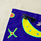 Ausdrucksfähiges Neon Fruit Artistry Pattern Strandtuch (Beispiel)