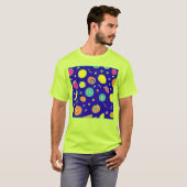 Ausdrucksfähiges Neon Fruit Artistry Pattern T-Shirt (Vorne ganz)