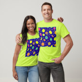 Ausdrucksfähiges Neon Fruit Artistry Pattern T-Shirt (Unisex)