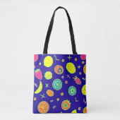 Ausdrucksfähiges Neon Fruit Artistry Pattern Tasche (Vorderseite)