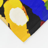 Ausdrucksfarben Fleecedecke (Ecke)
