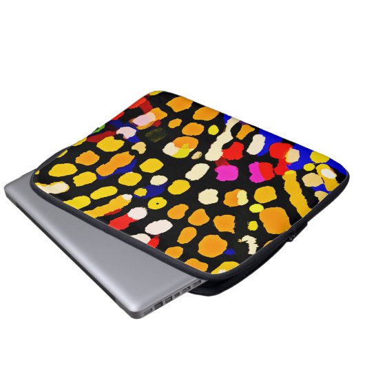 Ausdrucksfarben Laptopschutzhülle (Vorne Knopf)