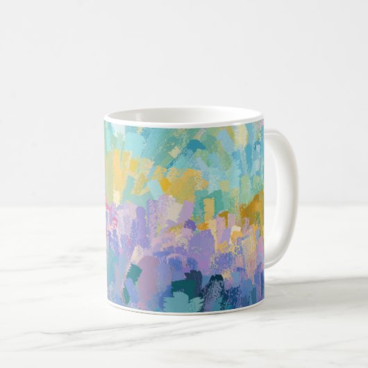 Ausdrucksfarbige Foliage Kaffeetasse (VorderseiteRechts)