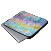 Ausdrucksfarbige Foliage Laptopschutzhülle (Vorne Knopf)