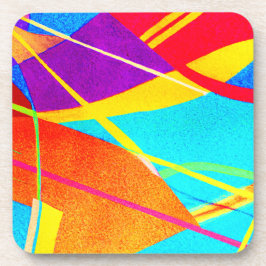 Ausdrucksfarbmuster Getränkeuntersetzer