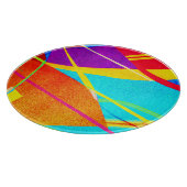 Ausdrucksfarbmuster Schneidebrett (Ecke)