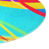 Ausdrucksfarbmuster Schneidebrett (Ecke)