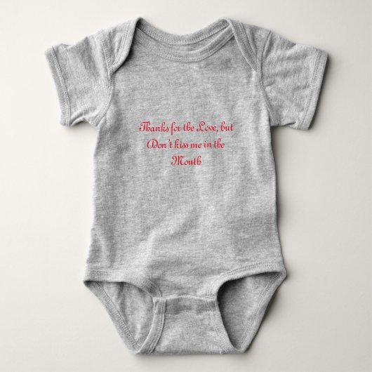 Ausdrucksform Baby Strampler (Vorderseite)