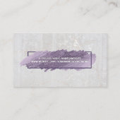 Ausdrucksschrift | Weißstein Visitenkarte (Rückseite)