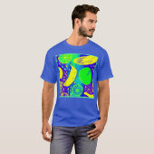 Ausdrucksstarke Frucht Neon Color Muster Art T-Shirt (Vorne ganz)