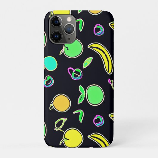 Ausdrucksstarke Fruchtsäfte Neon Artwork Case-Mate iPhone Hülle (Rückseite)