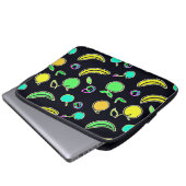Ausdrucksstarke Fruchtsäfte Neon Artwork Laptopschutzhülle (Vorne Knopf)