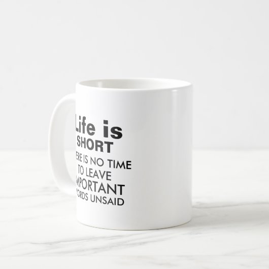 Ausdrucksstarke Tasse (Vorderseite Links)