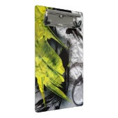 Ausdrucksvolle Bürstenanschläge der Mini Klemmbrett (Schrägansicht)