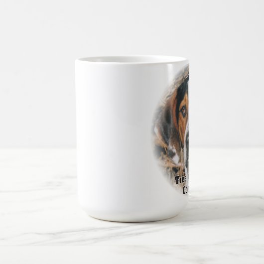 Ausdrucksvolle Treeing Wanderercoonhound-Tasse Kaffeetasse (Mittel)