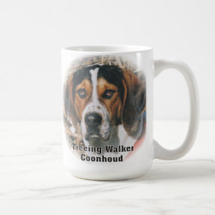 Ausdrucksvolle Treeing Wanderercoonhound-Tasse Kaffeetasse