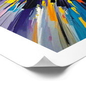 Ausdrucksvolles Plakat für die Wanddekoration abst (Ecke)