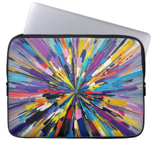 Ausdrucksvolles Plakat für die Wanddekoration abst Laptopschutzhülle