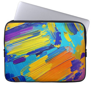 Ausdrucksvolles Plakat für die Wanddekoration abst Laptopschutzhülle