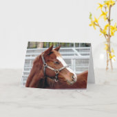 "Auseinander wachsen ändert nicht…" Karte (Gelbe Blume)