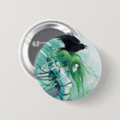 Auseinandergebauter Riss-Knopf Button (Vorne & Hinten)