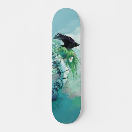 Auseinandergebautes Riss-Skateboard Skateboard (Vorne)